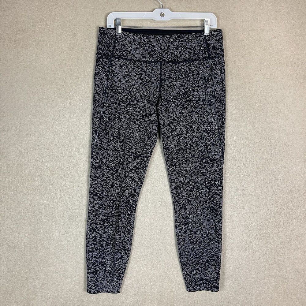 Lululemon Athletica Pants Womens 10 Black 7/8 Length Performance Leggings‎